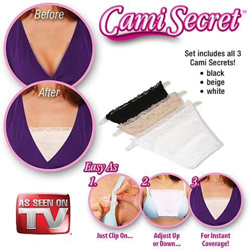 یقه پوش 3 عددی مدل Cami Secret